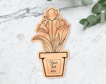 Flowers in a Standing Pot SVG, Flower Bouquet Laser Cut Template, Mother's Day Flowers Cut file for Glowforge