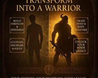 Valkyrie Warrior Workout Training eBook | Norse Fitness Field Manual | At-Home Warrior Strength & Discipline Guide