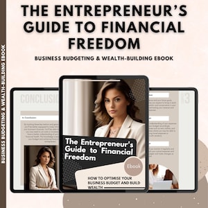 The Entrepreneur’s Guide to Financial Freedom | Business Budgeting and Wealth-Building eBook | Money Management for Entrepreneurs