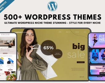 500+ WordPress Themes | Customizable Website Designs | Instant Digital Downloads for Blogs, Business & Ecommerce