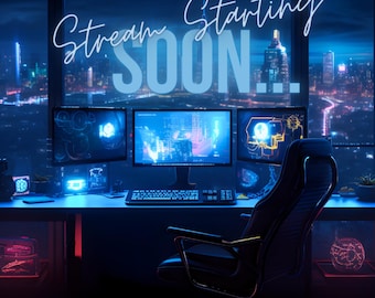 Gamers Streaming Overlay Bundle | BRB, Starting Soon and Ending Screens | Animated MP4 and PNG Assets for Twitch, YouTube | Instant Download
