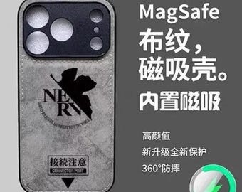 Funda MagSafe para iPhone: Diseño de robot de anime japonés, para iPhone 15, 16 y 17 Pro Max