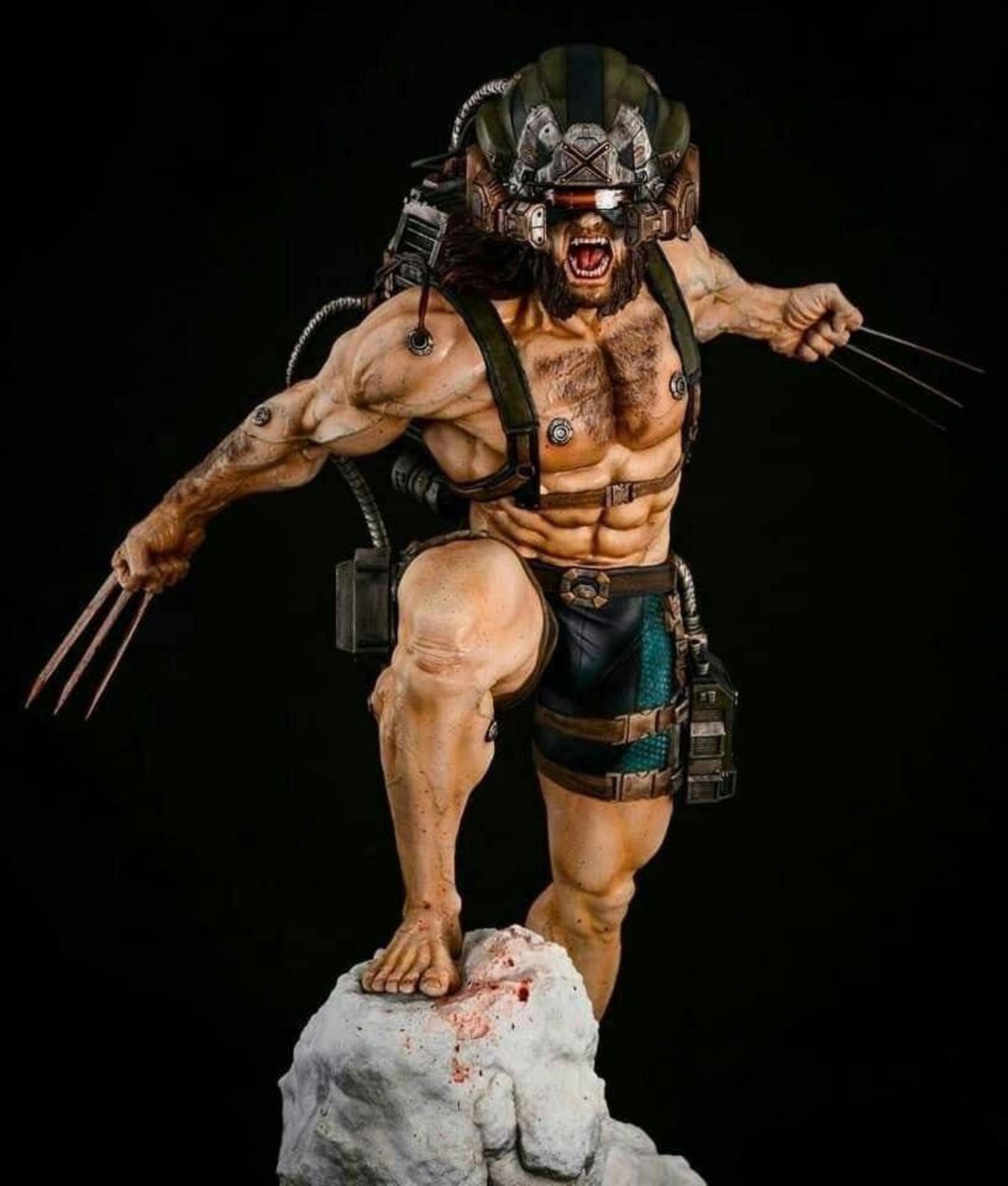 Wolverine X-men Weapon Xmen Marvel Dc Comics Statue Figure 3d - Etsy