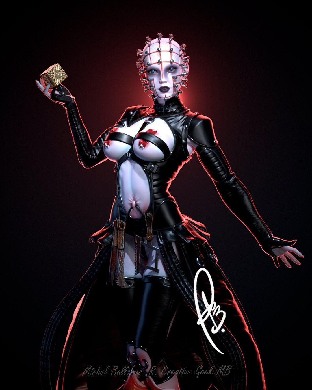 NSFW SFW Hellraiser Girl Stl Files Nsfw Stl Figure Statue Etsy Ireland