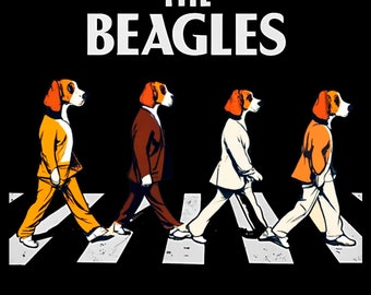 The Beagles Funny Dogs Digital Download PNG