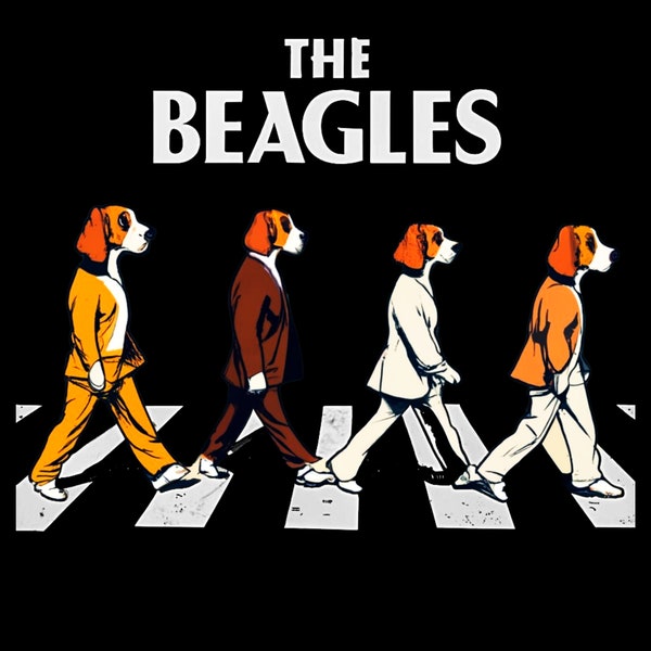 The Beagles Funny Dogs Digital Download PNG
