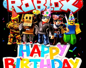 Roblox Birthday Digital Download PNG