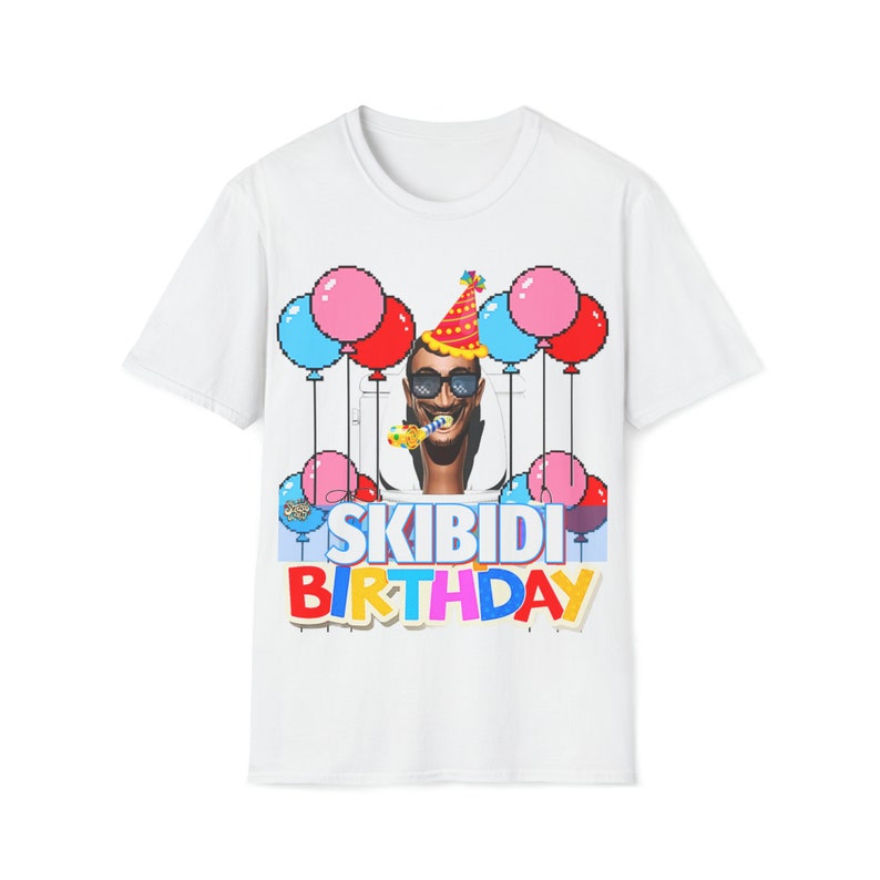 Skibidi Toilet Birthday T-shirt - Etsy