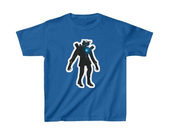 T-shirt Skibidi Toilet Titan Cameraman per bambini