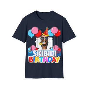 Maglietta Skibidi Toilet Birthday [Adulto]