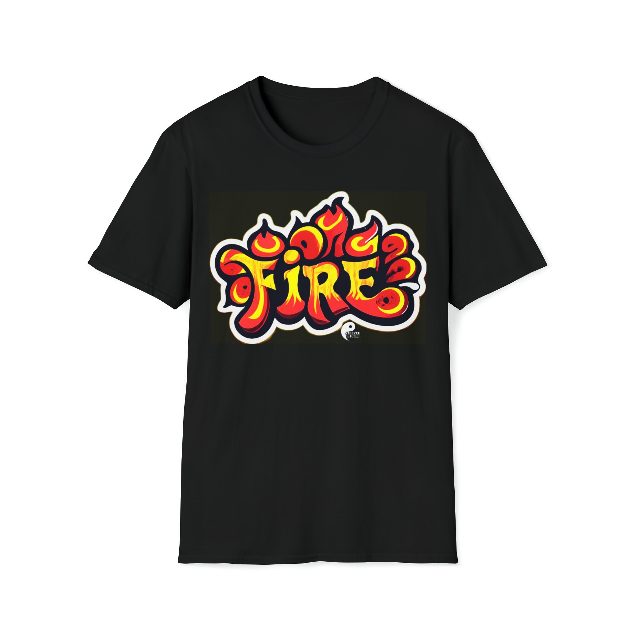 Fire T-shirt - Etsy