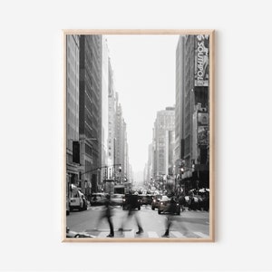 New York City Print Black and White New York Skyline Printable NYC Black and White New York Poster Print New York Wall Art Manhattan Print