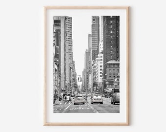 New York City Print Black and White, New York City Skyline, NYC Black and White Poster, Empire State Building Art Print, New York Wall Art