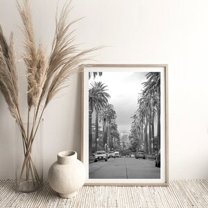 Los Angeles Print Black and White, Los Angeles Wall Art, Los Angeles
