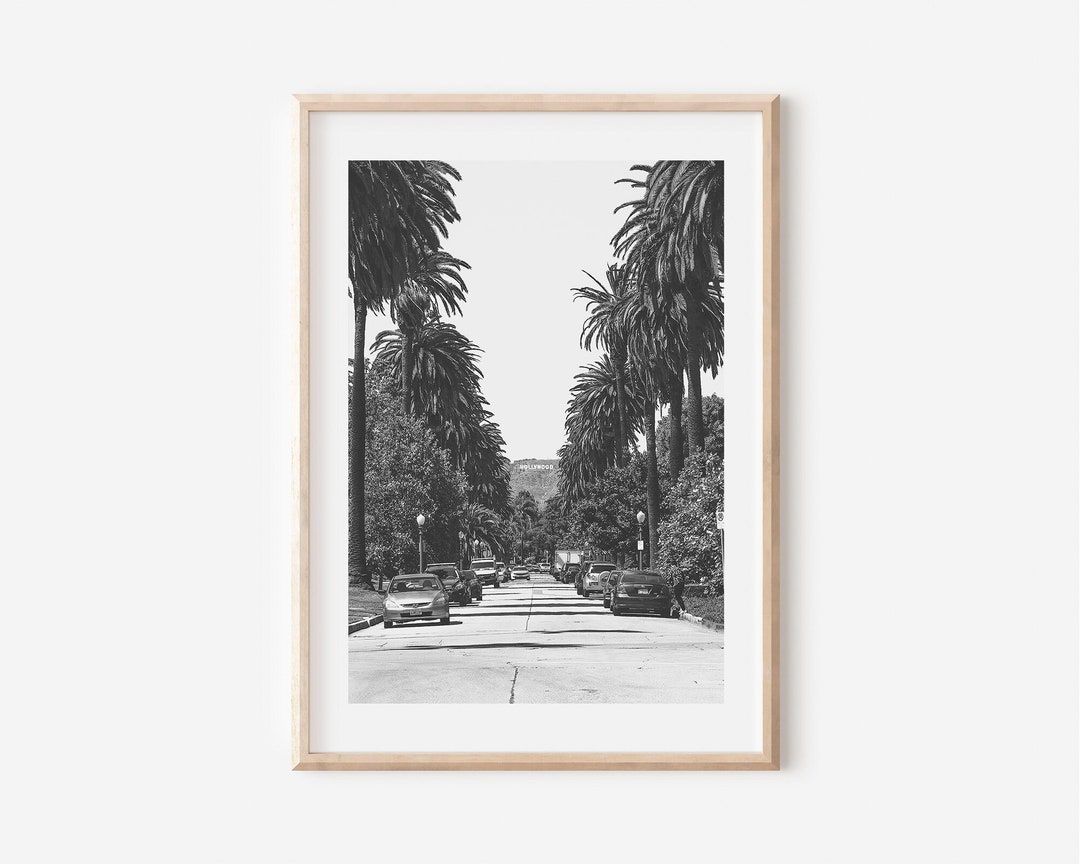 Los Angeles Print Black and White, Los Angeles Wall Art, Los Angeles