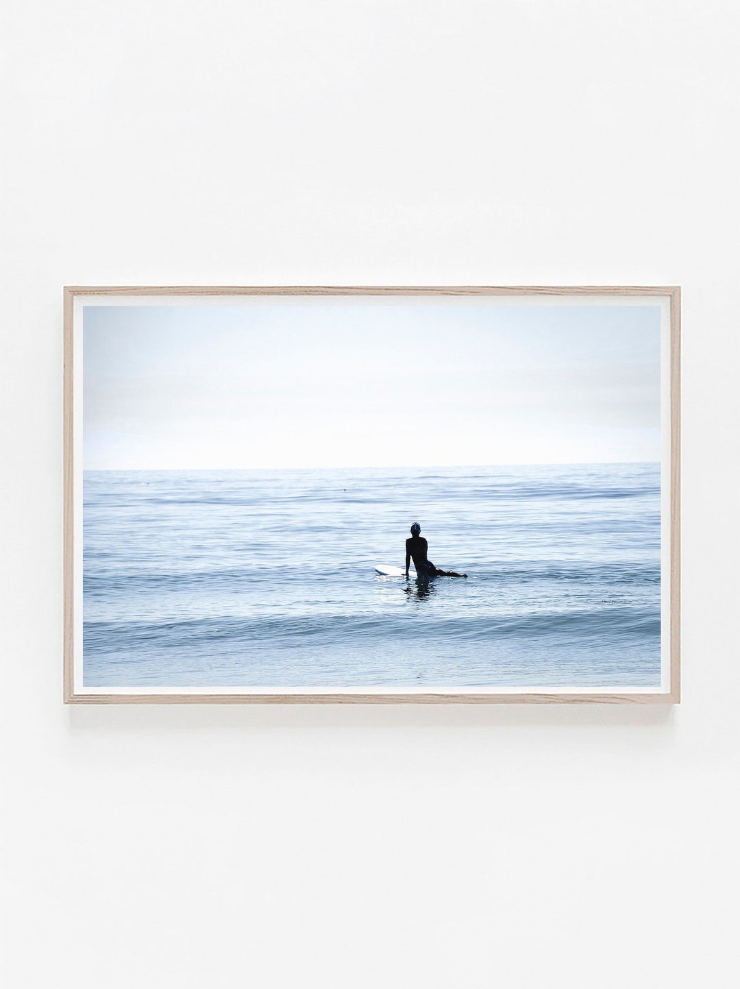 Beach Print, Surfing Girl Wall Art, Ocean Wall Art, Surfer Print, Beach