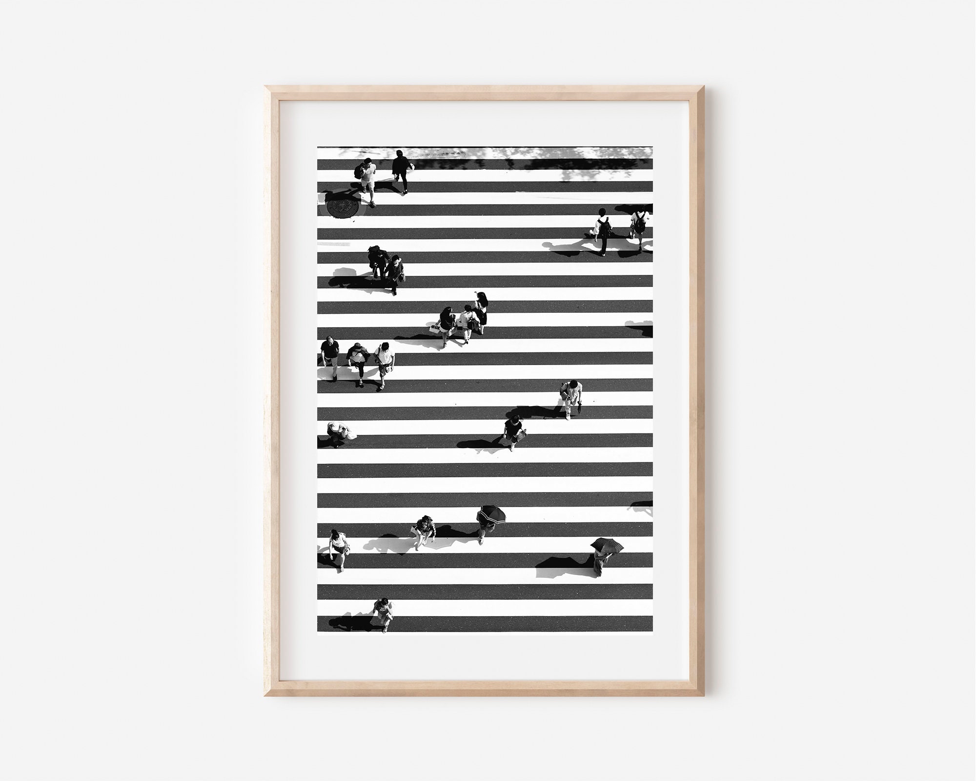 Tokyo Travel Print Black and White, Tokyo Shibuya Crossing, Tokyo Wall