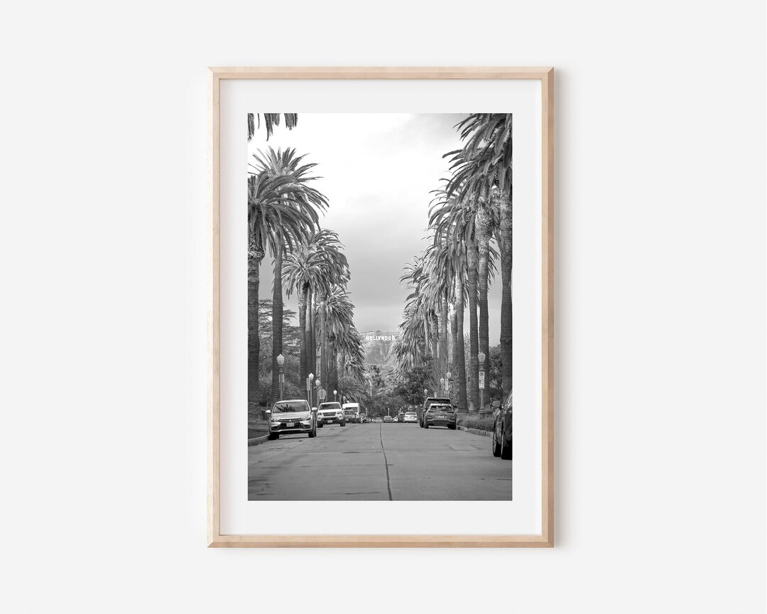 Los Angeles Print Black and White, Los Angeles Wall Art, Los Angeles