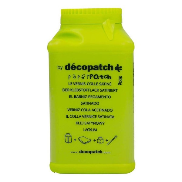 Decopatch glue & varnish in one - two sizes
