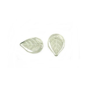 Drop Leaf Beads, 18 x 13 mm, Czech Glass Beads