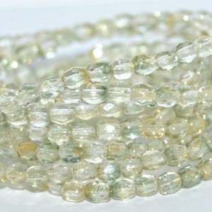 Fire Polished Faceted Glass Beads Round, 3 mm