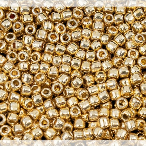 Rocailles TOHO Seed Beads, Permanent Finish Galvanized Starlight (#pf557), Japan