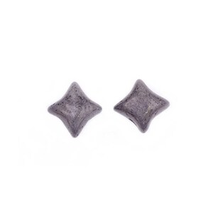 WibeDuo 2-hole Beads Star Cross, 8 x 8 mm, Czech Glass Beads