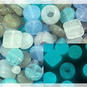 Glow In The Dark Bright Czech Glass Beads