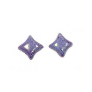 WibeDuo 2-hole Beads Star Cross, 8 x 8 mm, Czech Glass Beads