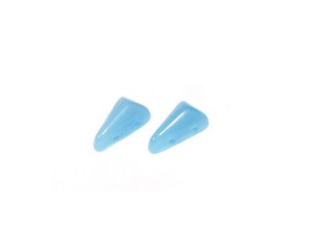 Vexolo 2-hole Triangle Beads, 5 x 8 mm, Czech Glass Beads