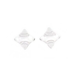 WibeDuo 2-hole Beads Star Cross, 8 x 8 mm, Czech Glass Beads