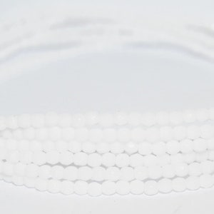 Fire Polished round faceted Beads, 3 mm