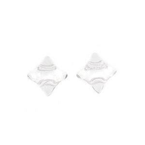 WibeDuo 2-hole Beads Star Cross, 8 x 8 mm, Czech Glass Beads