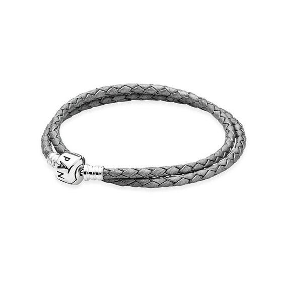 Retired Pandora Single Large Glass Bead Leather Cord Bracelet - Etsy