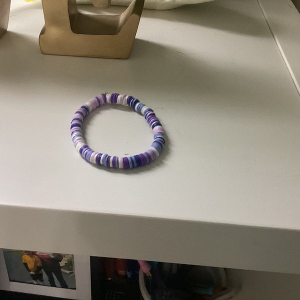 Purple multicolored bracelet