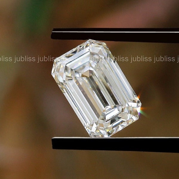 Emerald cut Lab Grown Diamond 4x2mm/5x3/3x2/ Engagement Ring White Pure Lab Diamond for Jewelry Making and Gift (Custom Size Available)