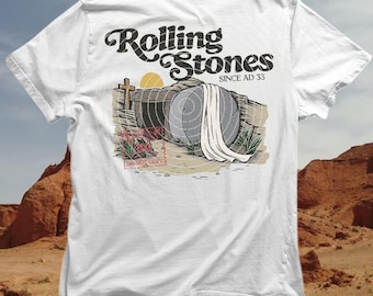 Rolling Stones PNG – Christian Resurrection Tomb, Christian Easter, Empty Tomb PNG, He is Risen Design for Easter Sublimation, T-Shirts