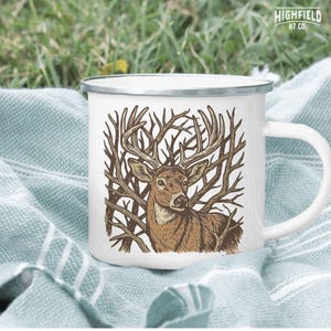 Forest deer png illustration showing a buck with antlers for hunting designs
