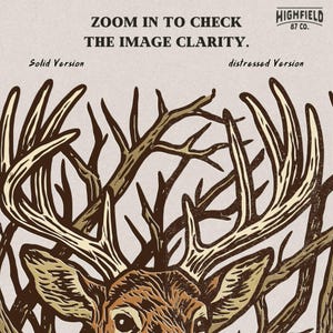 Big buck png illustration of a mature whitetail deer during deer season