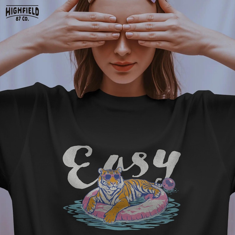 beach tiger png cool tiger floating in water with sunglasses summer vacation design for shirt printing