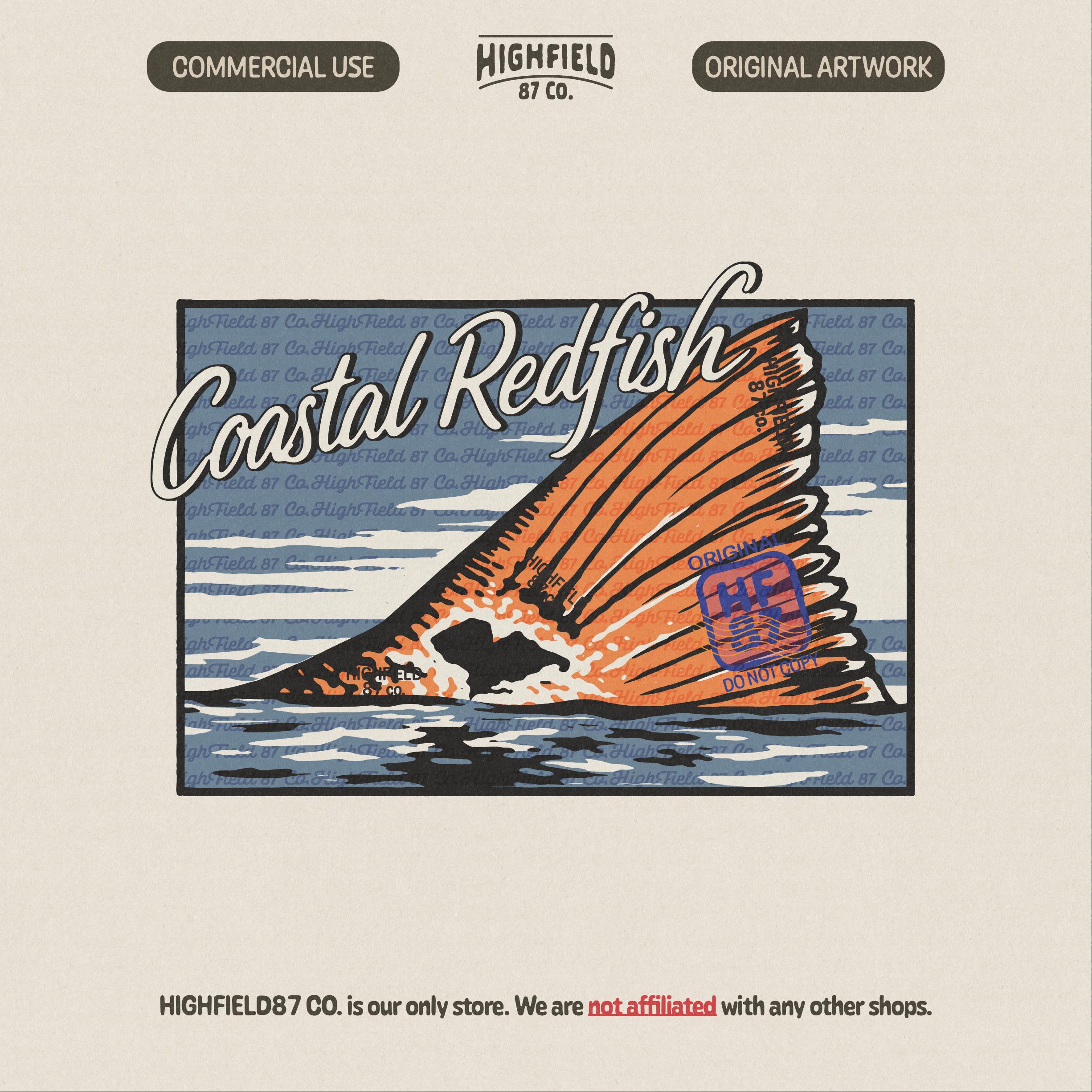 Redfish Wall Art - Etsy