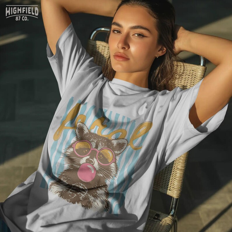 cute animal graphic for preppy girl outfits and trendy summer shirts