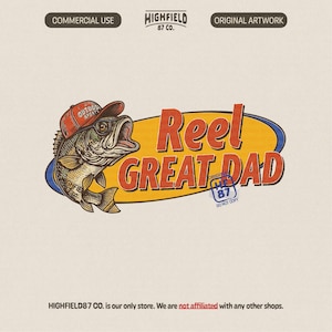 Reel Dad Bass Fishing Graphic Fathers Day Fishing (Digital Download)