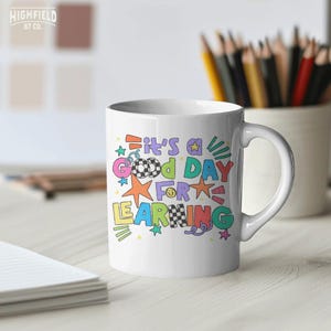 Doodle school PNG with bright letters, stars, and playful shapes, perfect for first day of school shirts and teacher designs.