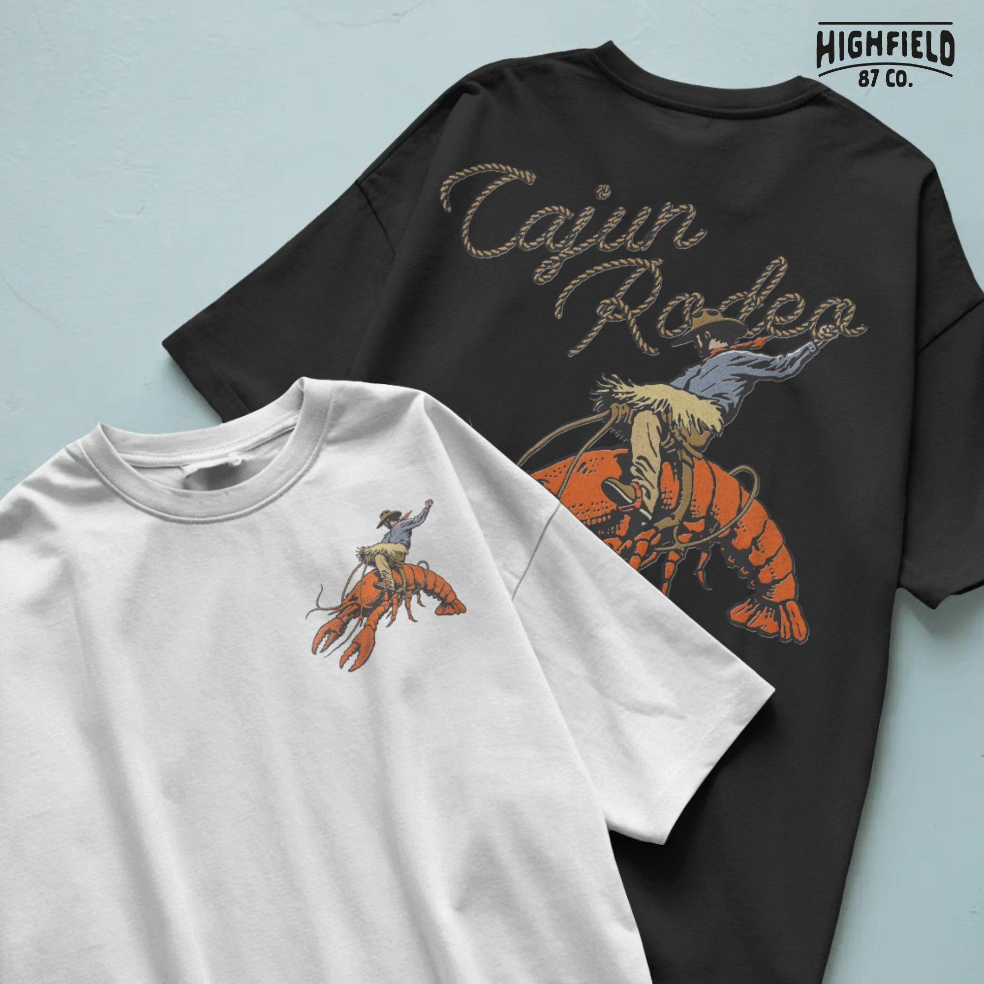 Cajun Rodeo Crawfish PNG Funny Cowboy Design, Cowboy Riding Crawfish ...