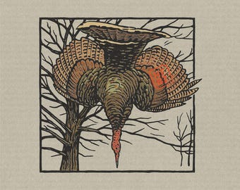Strutting Turkey Hunting PNG | Spring Gobbler Clipart (Digital Download)