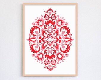 Arte polaco, arte popular, arte de pared imprimible