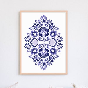 Polish Folk Art, Slavic Folk Art, Printable Wall Art