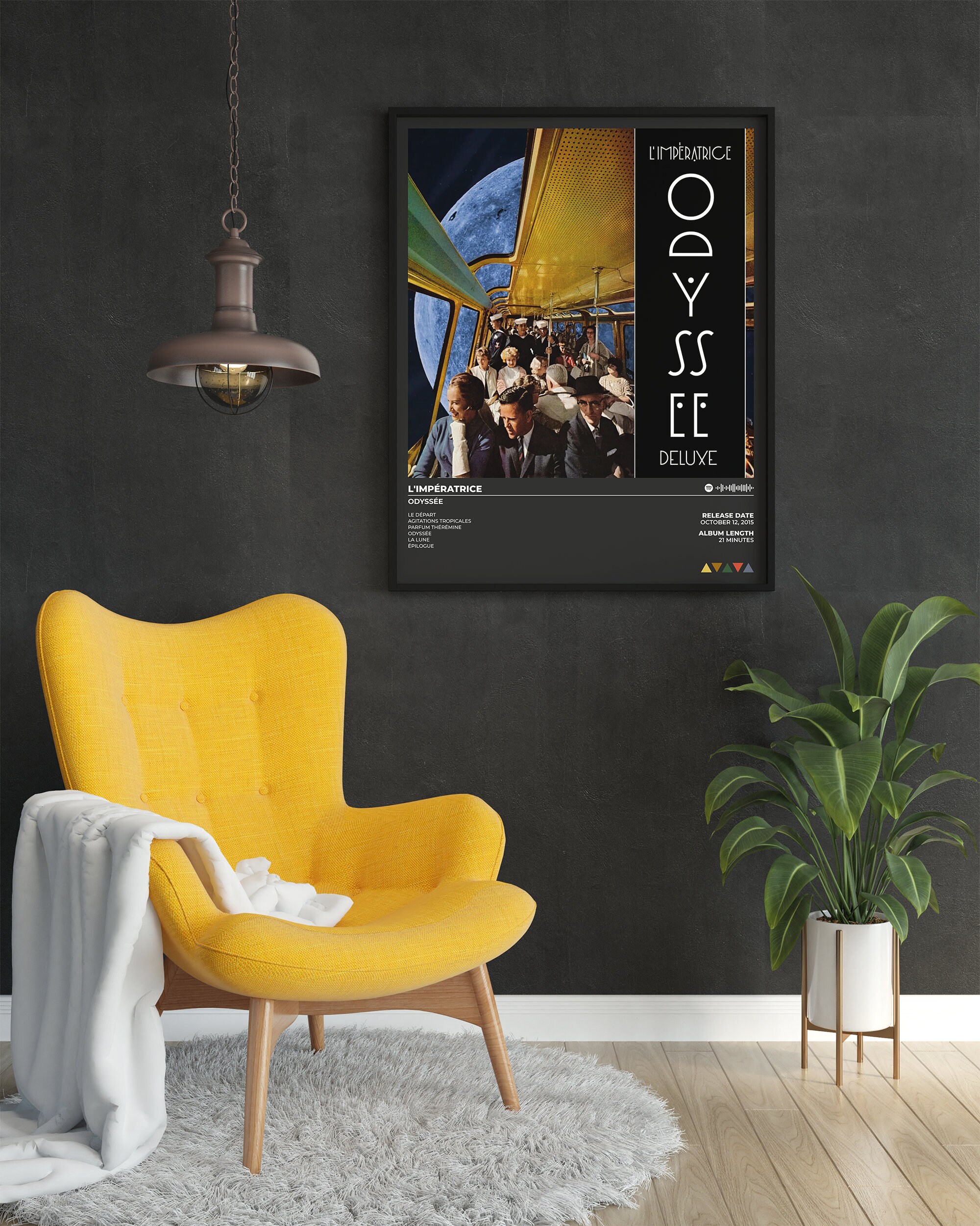 L'impératrice Poster Odyssée Album Odyssée Tracklist Etsy