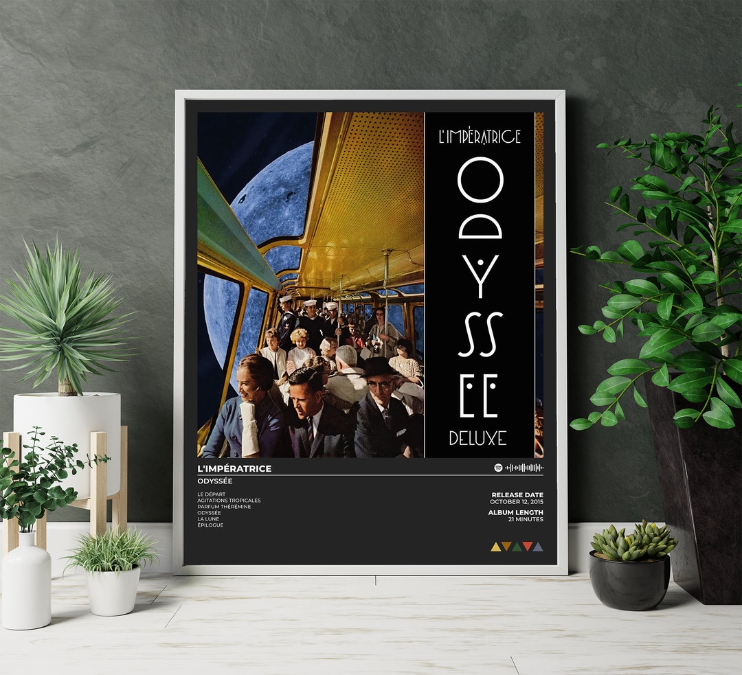 L'impératrice Poster Odyssée Album Odyssée Tracklist Etsy